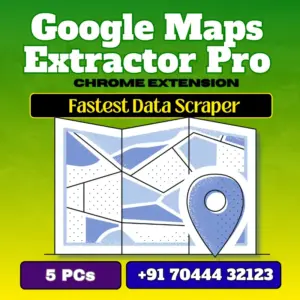 Google Map Extractor Chrome Extension - 5PC